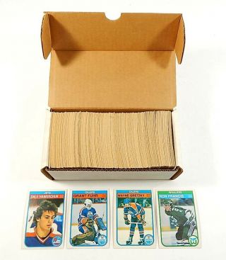 1982 - 83 Opc O - Pee - Chee Hockey Set (396) Nm/mt Gretzky Francis Fuhr Hawerchuk