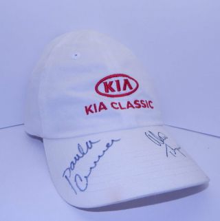 Lpga Kia Classic Autographed Hat Paula Creamer Alexis Thompson R12984