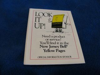Jersey Devils 1992/93 NHL Hockey Pocket Schedule - NJ Bell Yellow Pages 2
