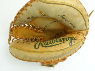 Rawlings Baseball Glove Catchers Mitt Cantilever Model Jerry Kennedy Korea Made