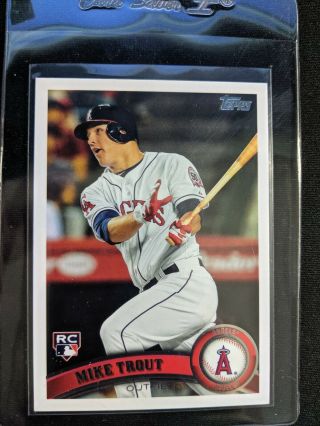 2011 Topps Update Mike Trout Us175 Rc Rookie Angels