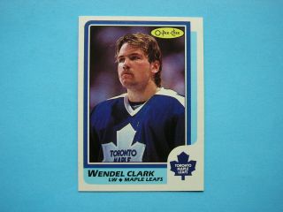 1986/87 O - Pee - Chee Nhl Hockey Card 149 Wendel Clark Rookie Nm Sharp,  86/87 Opc