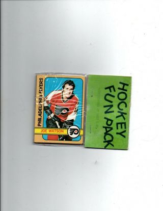 1972 - 3 Topps Hockey Cello Fun Pack (10 Cards) 5 Available