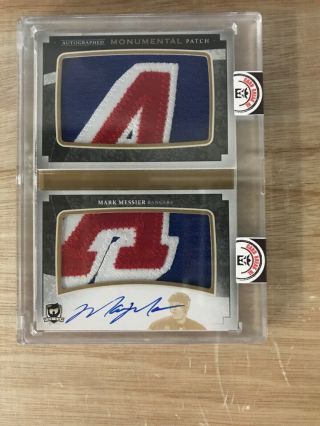 13/14 The Cup Mark Messier Monumental Patch Numbered 1/3