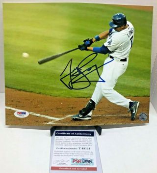 James Loney Autographed 8x10 Photo Psa/dna Certified (los Angeles Dodgers)