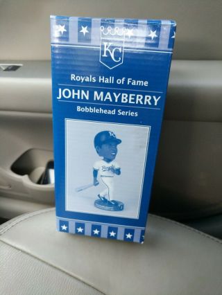 Kansas City Kc Royals John Mayberry Bobblehead.  2008 Hall Of Fame Series.