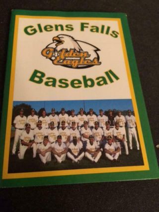 2011 Glens Falls Golden Eagles Baseball Pocket Schedule