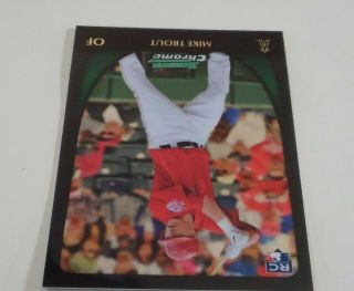 2011 Bowman Chrome Refractor Mike Trout ROOKIE RC 175 11