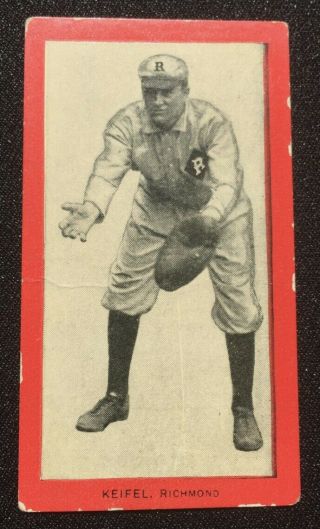 1910 T210 Old Mill George Keifel (richmond) Minor League Tobacco Baseball Card