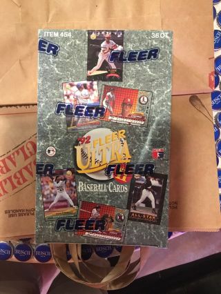 1992 Fleer Ultra Series 2 Baseball Box