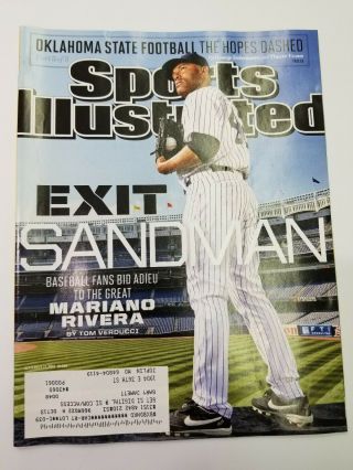 Si: Sports Illustrated September 23,  2013 Exit Sandman Mariano Rivera Yankees G