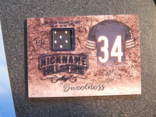 2019 Leaf In The Game Walter Payton Jersey Card/30 Sweetness