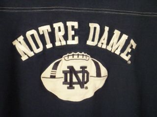 Adidas Notre Dame Football Jersey XL Blue 100 Cotton 3