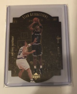 1997 - 98 Upper Deck Star Attractions Gold Penny Hardaway Sa18 Die - Cut