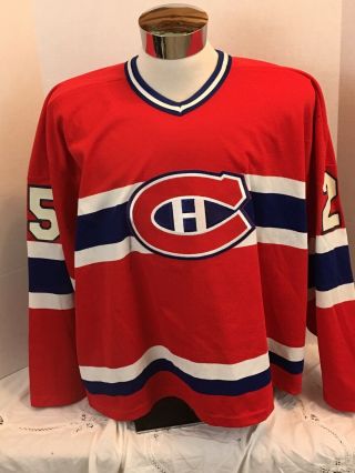 Montreal Canadiens Vintage Hockey Jersey Xl Ccm Late 90’s Nhl