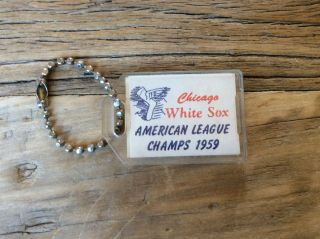 1959 Chicago " Go Go " White Sox Vintage Keychain