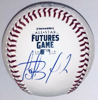 Fernando Tatis Jr.  Signed Padres Autographed Mlb Futures Game Auto Baseball Jsa
