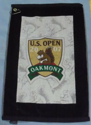 2007 U S Open,  Oakmont Country Club,  Gold Bag Towel,