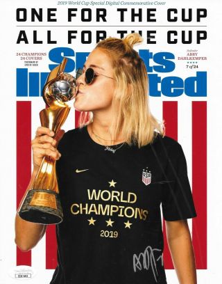 Abby Dahlkemper Signed Usa Womens Soccer 8x10 Photo World Cup Uswnt Jsa