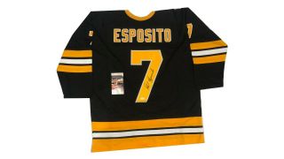 Phil Esposito Autographed Signed Jersey Boston Bruins Jsa