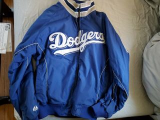 La Dodgers Mlb Majestic Authentic Jacket Size Large