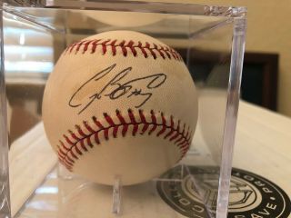 Astros Hall Of Famer Craig Biggio Signed Baseball With 7 - Jsa Authenticated