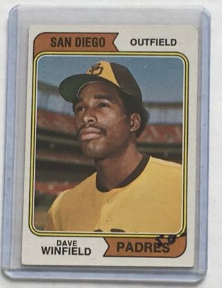1974 Topps 456 Dave Winfield (sd Padres) Rookie Rc