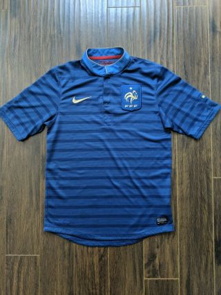 Nike Dri Fit National Team France Blue Kit Jersey Men 