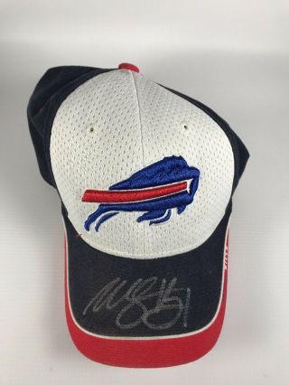 Willis Mcgahee Signed Buffalo Bills Sideline Cap Hat