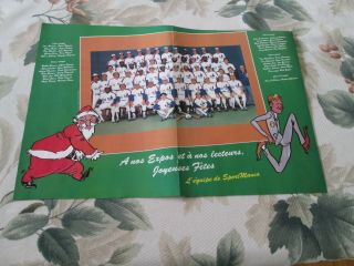 Montreal Expos Team Photo Color 16 By 11
