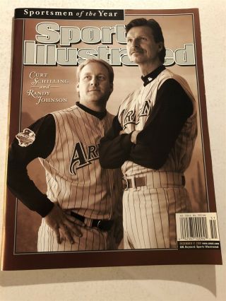 2001 Sports Illustrated Arizona Diamondbacks Schilling Randy Johnson Newsstand