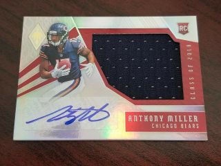 2018 Phoenix Rookie Jersey Auto Anthony Miller Chicago Bears Wr 