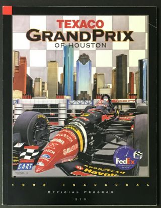 1998 Grand Prix Of Houston Texaco Program Inaugural Toyota Cart Race