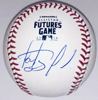 Fernando Tatis Jr.  Signed Padres Autographed 2018 Mlb Futures Game Baseball Jsa