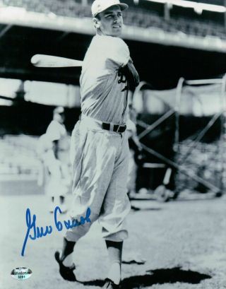 Gino Cimoli Signed 8x10 Vintage Photo Autograph Brooklyn Dodgers Pose Auto