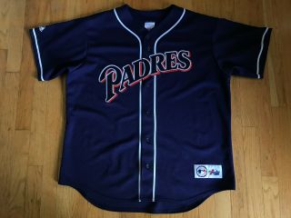 Vintage 90s San Diego Padres Majestic Baseball Mlb Stitched Jersey Men 