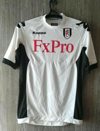 Kappa Fulham Fc 2011 - 12 Home Soccer Jersey Football Shirt Mens Size L