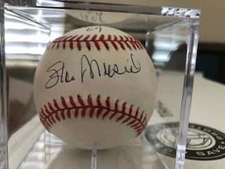 Cardinals Hall Of Famer Stan Musial Signed Baseball With Hof 69 - Jsa Authentic