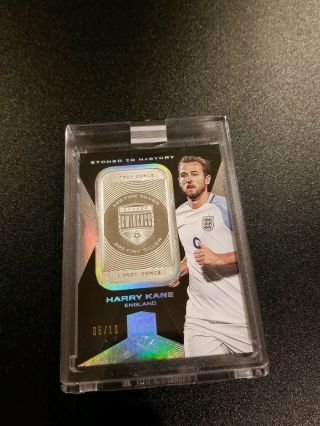 Panini Eminence Harry Kane Silver 1 Oz Silver Etched In History 5/10 England