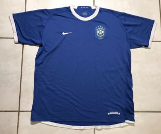 Nike Brazil National Team 2006 Away Soccer Jersey Men 