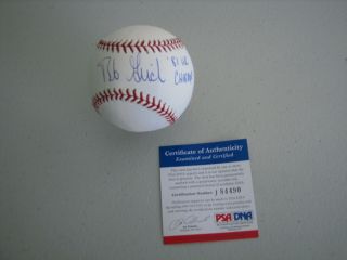 Bobby Grich Autographed Signed Oml Baseball W / 81 Hr Champ - Psa
