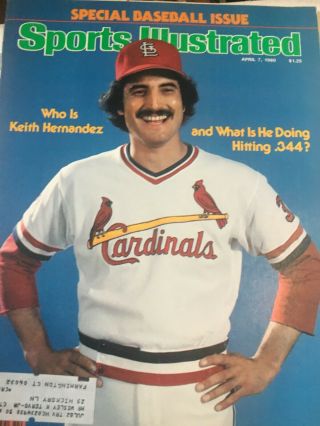 Sports Illustrated April 7,  1980 - Keith Hernandez