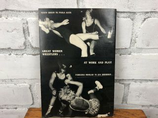 Vintage Sports Buff Series Wrestling Book All Girl Issue March 1975 48654 2