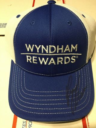 Ryan Newman 2019 Wyndham Rewards Signed Autographed Hat No.  6