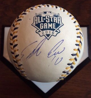 Edwin Encarnacion 2016 All Star Autograph Baseball Jsa Certified