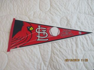 St Louis Cardinals Pennant 12 " X 30 " Souvenir Felt 2007 Mlb