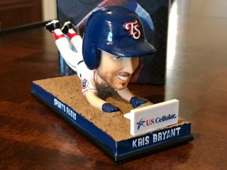 Rare Kris Bryant 2016 Tennessee Smokies Sliding Sga Bobblehead - Chicago Cubs