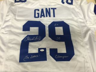 Kenneth Gant Signed Auto Dallas Cowboys Jersey Jsa Witness