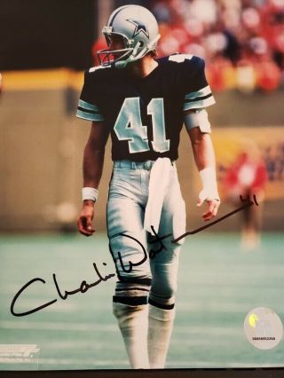 Charlie Waters Dallas Cowboys Signed / Autographed 8 X 10 Glossy Photo