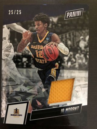 Ja Morant 2019 Panini Escher Squares Foil Rookie Jersey 25/25 Only 1 On Ebay?